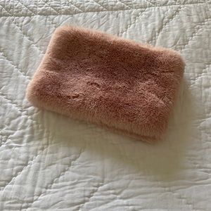 SuperSoft Pink Faux Fur Bag
